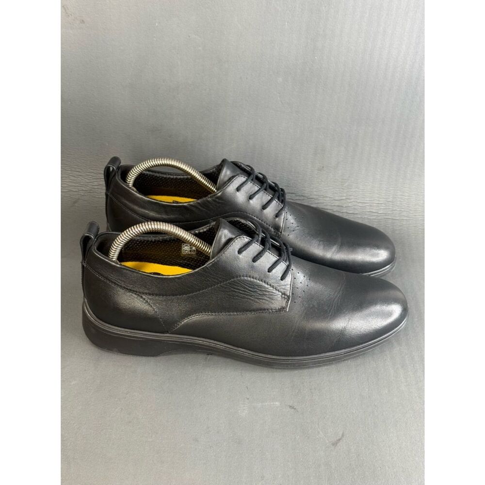 Amberjack Men's The Original Obsidian Leather Oxford sneaker shoes men’s size 10